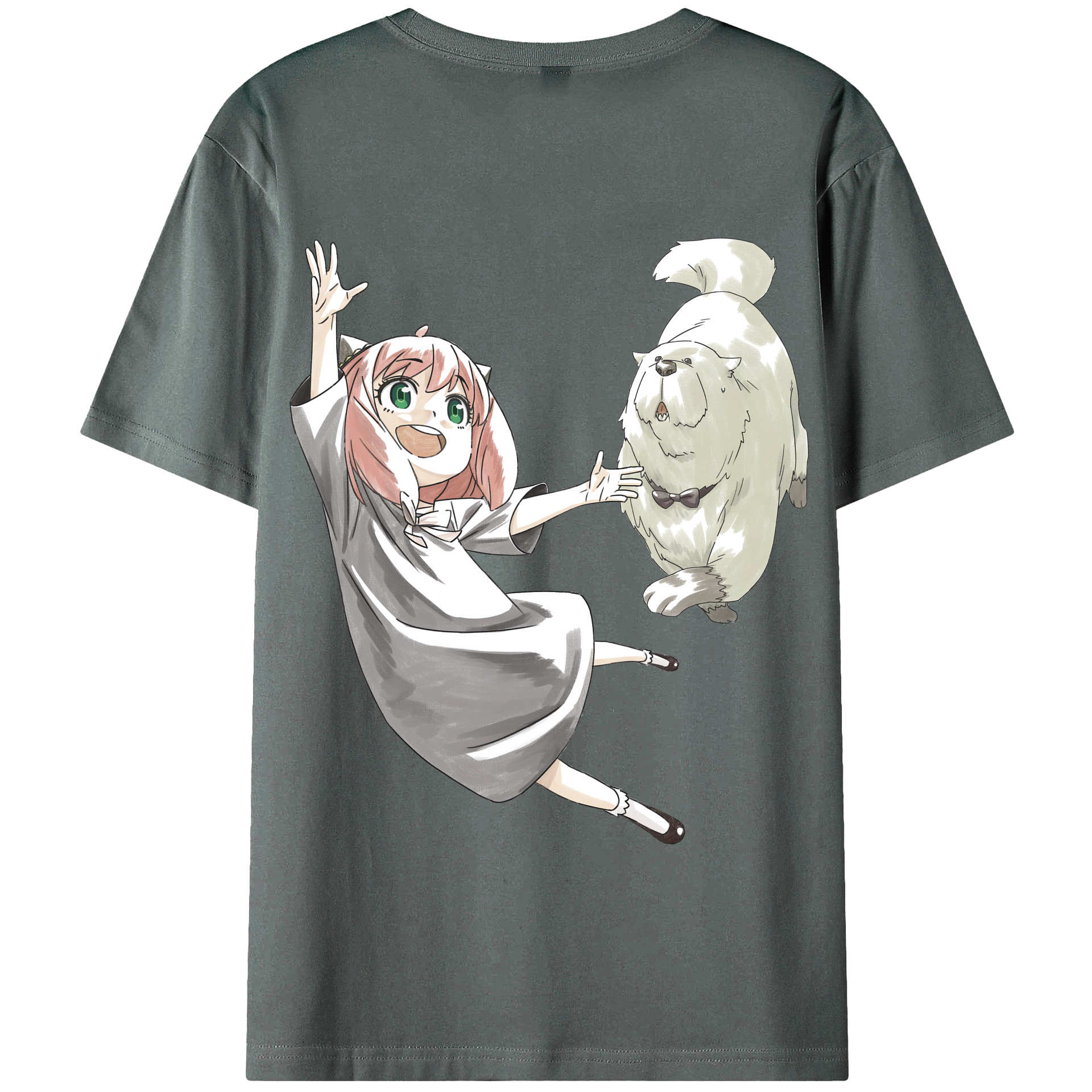 （画像用） SPY×FAMILY间谍家家酒 綿100％半袖Tシャツ（背面プリント）